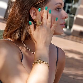 超高品質！大迫力！ショートバックル マイアミ チェーン ゴールド ブレスレット 12mm 太め 4面カット ダブル喜平ブレスレット マイアミ